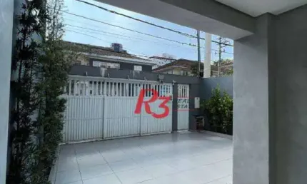 Sobrado com 4 suítes à venda, 240 m² por R$ 2.700.000 - Boqueirão - Santos/SP
