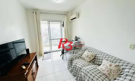 Apartamento com 2 dormitórios à venda, 70 m² por r$ 940.000,00 - boqueirão - santos/sp