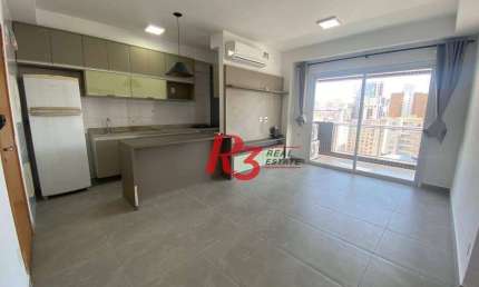Apartamento, 71 m² - venda por R$ 1.325.000,00 ou aluguel por R$ 6.800,00/mês - Gonzaga - Santos/SP