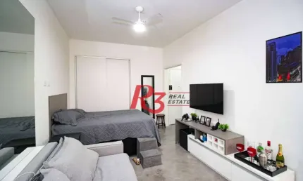 Studio à venda, 31 m² por R$ 380.000,00 - Embaré - Santos/SP