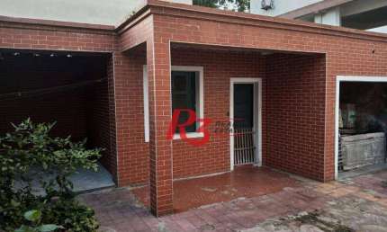 Sobrado com 3 dormitórios à venda, 307 m²  - Boqueirão - Santos/SP