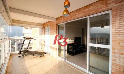 Apartamento à venda, 109 m² por R$ 1.542.000,00 - Gonzaga - Santos/SP
