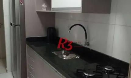 Apartamento à venda, 54 m² por R$ 265.000,00 - Chico de Paula - Santos/SP