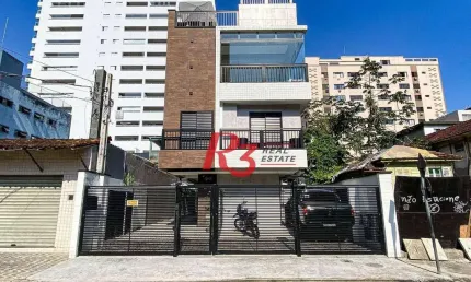 Sobrado com 2 dormitórios à venda, 92 m² por R$ 550.000,00 - Marapé - Santos/SP