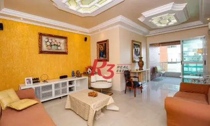 Apartamento com 2 dormitórios à venda, 115 m² por r$ 1.380.000,00 - embaré - santos/sp