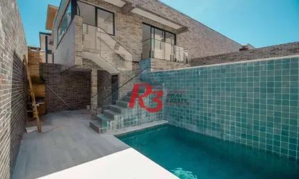 Casa à venda, 236 m² por R$ 2.200.000,00 - Embaré - Santos/SP