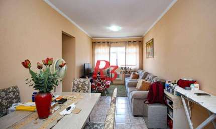 Apartamento com 2 dormitórios à venda, 80 m² por R$ 440.000,00 - Marapé - Santos/SP