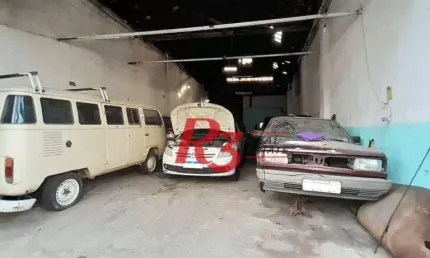 Galpão à venda, 160 m² por r$ 400.000,00 - paquetá - santos/sp