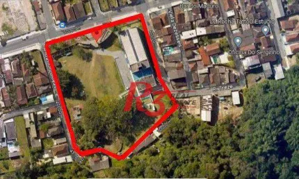 Terreno, 12660 m² - venda por R$ 54.000.000,00 ou aluguel por R$ 35.000,00/mês - Morro de Nova Cintra - Santos/SP