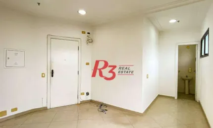 Sala para alugar, 44 m² por R$ 2.900,02/mês - Gonzaga - Santos/SP