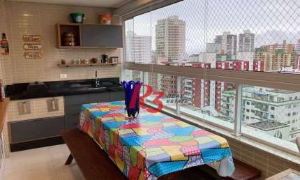 Apartamento à venda, 112 m² por R$ 1.400.000,00 - Canto do Forte - Praia Grande/SP