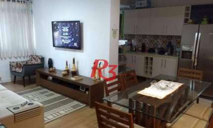 Apartamento à venda, 72 m² por R$ 469.000,00 - Embaré - Santos/SP