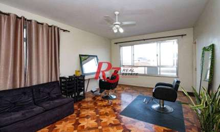 Apartamento à venda, 91 m² por R$ 625.000,00 - Macuco - Santos/SP