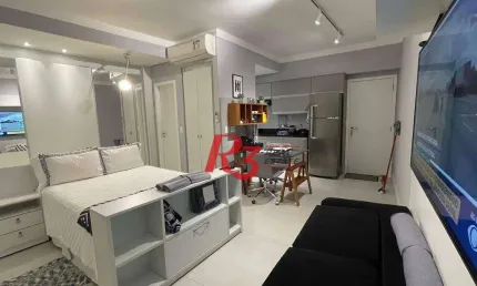 Apartamento à venda, 44 m² por r$ 1.050.000,00 - pompéia - santos/sp