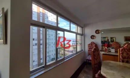 Apartamento com 3 dormitórios(quartos) à venda, 234 m² - Boqueirão - Santos/SP