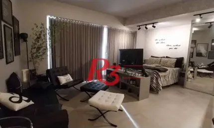 Apartamento com 1 dormitório, 54 m² - venda por r$ 1.280.000,00 ou aluguel por r$ 6.300,00/mês - pompéia - santos/sp