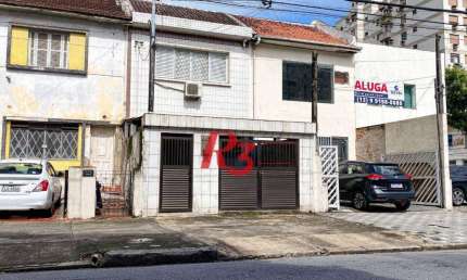 Sobrado com 2 dormitórios, 100 m² - venda por R$ 1.000.000,00 ou aluguel por R$ 7.485,00/mês - Embaré - Santos/SP