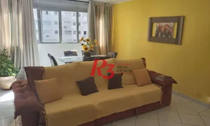 Apartamento, 107 m² - venda por r$ 1.120.000,00 ou aluguel por r$ 6.000,02/mês - gonzaga - santos/sp