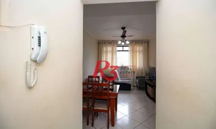 Apartamento com 3 dormitórios à venda, 90 m² por r$ 480.000,00 - pompéia - santos/sp