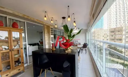 Apartamento, 158 m² - venda por R$ 1.300.000,00 ou aluguel por R$ 9.491,00/mês - Enseda - Guarujá/SP