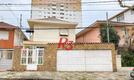 Sobrado para alugar, 310 m² por R$ 14.999,67/mês - Aparecida - Santos/SP