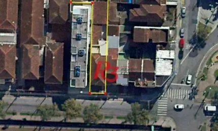Terreno à venda na Avenida Senador Pinheiro Machado, 866, Marapé, Santos