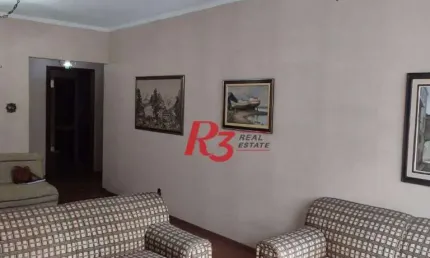 Apartamento com 3 dormitórios à venda, 127 m² por r$ 970.000,00 - gonzaga - santos/sp