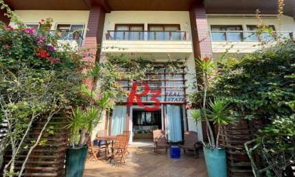 Casa com 5 suítes à venda, 408 m² por R$ 6.500.000 - Balneário Praia do Pernambuco - Guarujá/SP