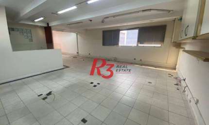 Sala à venda, 130 m² por R$ 300.000,00 - Centro - Santos/SP