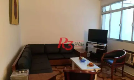 Apartamento com 2 dormitórios à venda, 118 m² por r$ 640.000,00 - gonzaga - santos/sp