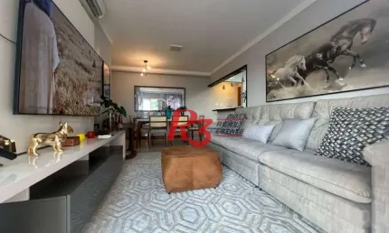 Apartamento à venda, 97 m² por r$ 1.505.000,00 - gonzaga - santos/sp