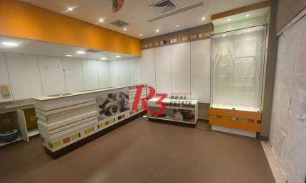 Loja, 42 m² - venda por R$ 630.000,00 ou aluguel por R$ 6.640,00/mês - Gonzaga - Santos/SP