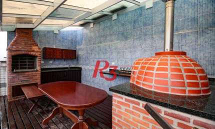 Cobertura com 5 dormitórios, 400 m² - venda por R$ 2.250.000,00 ou aluguel por R$ 14.900,00/mês - Embaré - Santos/SP
