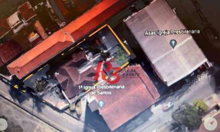 Terreno à venda, 862 m² por R$ 5.000.000,00 - Campo Grande - Santos/SP