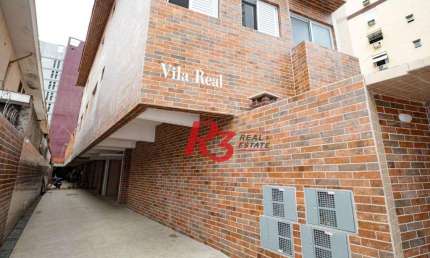 Sobrado com 2 dormitórios à venda, 103 m² por R$ 690.000 - Campo Grande - Santos/SP