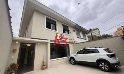 Sobrado à venda, 169 m² por R$ 1.490.000,00 - Boqueirão - Santos/SP