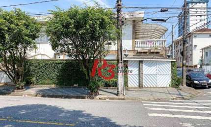 Sobrado, 276 m² - venda por R$ 2.300.000,00 ou aluguel por R$ 12.000,00/mês - Aparecida - Santos/SP