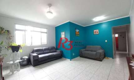 Apartamento com 2 dormitórios à venda, 137 m² por R$ 535.000,00 - Marapé - Santos/SP