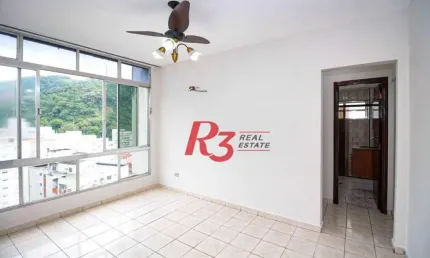 Apartamento com 1 dormitório à venda, 61 m² por r$ 269.000,00 - josé menino - santos/sp