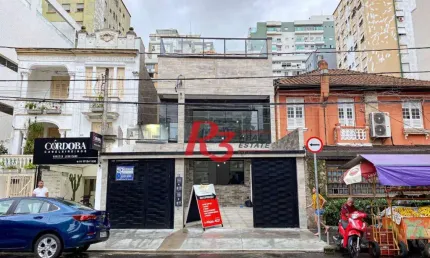 Sobrado com 3 dormitórios à venda, 300 m² por r$ 2.190.000,00 - embaré - santos/sp