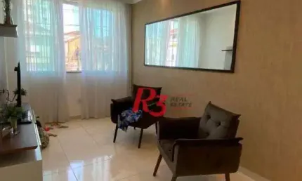 Casa com 3 dormitórios à venda, 156 m² por R$ 848.000,00 - Campo Grande - Santos/SP