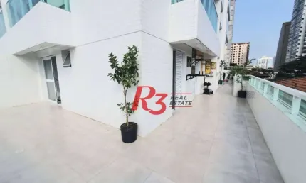 Apartamento Garden com 2 dormitórios,  m² - venda por R$ 750.000 ou aluguel por R$ 5.300/mês - Embaré - Santos/SP