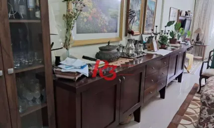 Apartamento à venda, 90 m² por r$ 615.000,00 - boqueirão - santos/sp