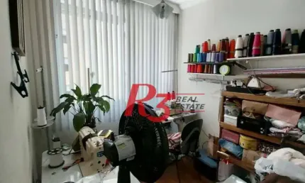Apartamento com 2 dormitórios à venda, 89 m² por r$ 480.000,00 - boqueirão - santos/sp