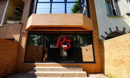 Sobrado para alugar, 240 m² por R$ 23.659,11/mês - Gonzaga - Santos/SP