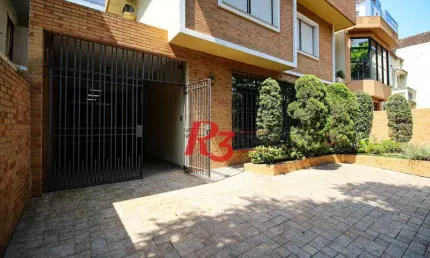 Sobrado para alugar, 230 m² por r$ 23.858,42/mês - gonzaga - santos/sp