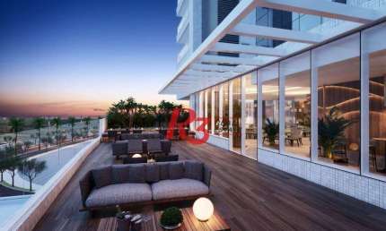 Apartamento com 3 dormitórios à venda, 227 m² por R$ 5.150.000,00 - Ponta da Praia - Santos/SP