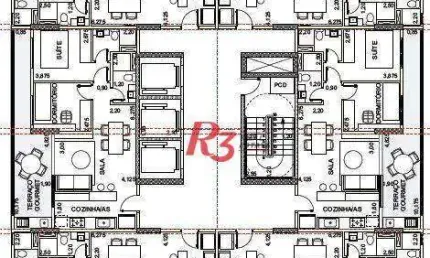 Apartamento com 2 dormitórios à venda, 65 m² por R$ 780.000,00 - Ponta da Praia - Santos/SP