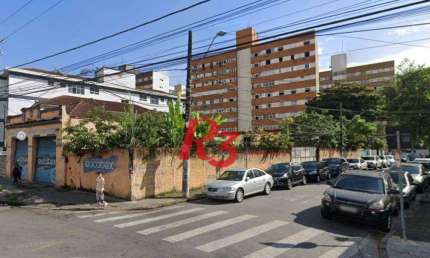 Terreno para alugar, 550 m² por R$ 15.000,00/mês - Encruzilhada - Santos/SP