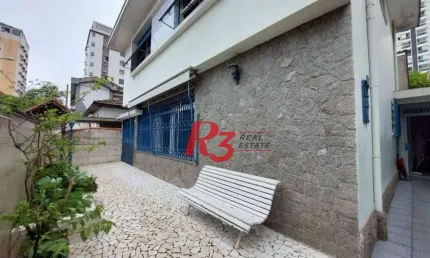 Excelente sobrado com 3 dormitórios à venda, 149 m² por R$ 1.500.000 - Ponta da Praia - Santos/SP